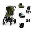 Cybex Gold Trio Cybex Balios S Lux con Cloud G e Parapioggia Moss green