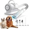 neabot Neakasa von neabot P1 Pro Kit per toelettatura e aspirazione a vuoto per animali domestici, Tosatrice per Cani e Gatto Pelo Lungo Professionale con spazzole e altri 5 strumenti per la toelettatura