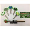 SECUREMME CILINDRO SECUREMME DI ALTA SICUREZZA EVOK22 QCS mm. 30-40 PREDISPOSTO PER IL POMOLO RESISTENTE AL BUMPING europeo 1 chiave da cantiere 5 chiavi a duplicazione protetta sigillate