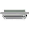 Svan Cappa aspirante telescopica 60 cm inox SCPE601CX. Potenza 116,5 m3/h, Doppio colpo, 2 velocità, controllo manuale, filtro adatto per lavastoviglie, illuminazione a LED