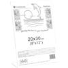 Puntofotoidee Cornice in Plexiglass da Tavolo - Porta Menu Trasparente - Portafoto da Tavolo - Espositore Pubblicitario - Espositore per Brochure, Depliant, Volantini (Trasparente, 20X30 cm Verticale)