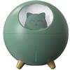 BAYORE Umidificatore, grazioso diffusore di oli essenziali a forma di gatto, con USB, umidificatore a ultrasuoni, diffusore per aromaterapia, per casa, camera da letto, ufficio