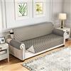 RTSFKFS Copertura Divano,Copridivano Impermeabile 3/2/4/1 Posti,Coprisedile per Divano Antimacchia,Copri Divano con Braccioli,Coperta Divano Cane Gatto Fodere Poltrona Relax Antiscivolo ( Color : Khaki , Size