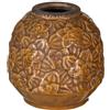 BigBuy Home Vaso marrone ceramica 16,5 x 16,5 x 16 cm