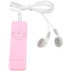 Topiky Lettore MP3 con Altoparlante Radio FM Auricolare, Riproduzione Audio Senza Perdita di Musica Fino a 64 GB, Mini Lettore Musicale MP3 Portatile per Studenti Che Corrono in Viaggio (Rosa)