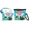 LEWOTE Compatibile con Apple Airpods 4 Custodia Protettiva Divertente Simpatica Copertina Slim Candy con Portachiavi (Benjerry)