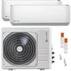 CLIVET Condizionatore dualsplit Cristallo 2 12000+12000 btu inverter wifi 5,3kw codice prod: IMA1-Y 35M IMA1-Y 35M MU2-Y53M