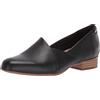 Clarks Palma Giulietta, Mocassino Donna, Pelle Nera, 39 EU