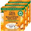 Garnier 3x Garnier Ultra Dolce Shampoo Solido Illuminante Camomilla e Olio di Calendula Biologico con Ingredienti di Origine Naturale per Capelli Chiari - 3 Shampoo Solidi da 60g