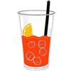 RFD Bicchieri cocktail plastica 50 Pezzi Bicchieri in PLASTICA 500 ml per Cocktail Acqua Bevande Granite Frappe' Bicchiere Rigido in Plastica