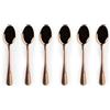 Excelsa Copper Set 6 Cucchiaini da Caffè, Acciaio INOX, 14.5 cm
