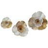 World Art Quadro in metallo 'Fiori traforati'