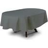 MyVorrei Tovaglia Fiandra Cotone 100% Ovale cm 180x220 con 8 Tovaglioli