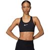 Nike DX6815-010 W NK DF SWSH HGH SPT Bra Reggiseno Sportivo Donna Black/Iron Grey/White Taglia SA-C