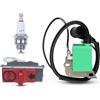 HAISHINE Bobina d'accensione Kill Stop Switch Kit Candela d'accensione per Husqvarna 50 51 55 268 272 266 261 262 61 254 257 Motosega