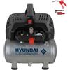Hyundai 65715 - Compressore Oil Free 6 L - Pocket Super Silenziato