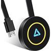 QIDUHUQI 4K Adattatore HDMI wireless,Dongle HDMI Wireless per TV Compatibile con Android/i-OS/i-Phone/i-Pad, Supporta Airplay/DLNA/Miracast