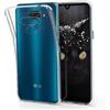 MaiJin Custodia per LG K50 / LG Q60 (6,26 Pollici) Morbido TPU Cover Cristallo di rocca Trasparente Anti Scivolo Protezione Posteriore Cover