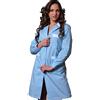 fratelliditalia.org Fratelliditalia Camice Donna Asilo Pulizie Vestaglia collaboratrice Scuola maestra Domestica Grembiule Azzurro 42