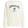 adidas Felpa da uomo adidas Heritage Graphic Crew Sweatshirt Chalk White / Aurora Ivy S