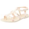 Melissa Women's Sun River Ad Flat Sandal, Beige, 39 EU