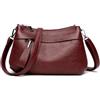 PORRASSO Borsa a Tracolla Elegante Borsa a Spalla da Donna PU Borsetta per Dating Viaggio Uso Quotidiano Rosso