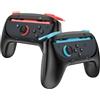 ProCase 2 Set di Controller Compatibili Nintendo Switch 2 2025, Comfort Controller -Blu Arancione