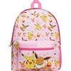 Pokémon Zainetto Bambino Adolescenti Pikachu Charizard Zaino Scuola Zaini Sportivi per Viaggi e Sport Anime Regali Bambini (Rosa)