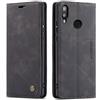 VQWQ Custodia Compatible with Huawei P20 Lite - Cover a Libro Pelle PU Custodia Caso Portafoglio Booklet Protettiva Chiusura Magnetica Flip Cover per Huawei P20 Lite [Business] -Black