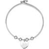 S'Agapõ Bracciale Donna In Acciaio Con Simbolo Cuore | Collezione Be My Family - SBY013