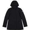 Champion Legacy Outdoor W (117570) -Bonded Stretch Nylon 178gr Hooded Giacca imbotita, Nero (NBK), M Donna
