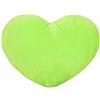 Wzxhew # Simpatico cuscino a forma di cuore rosso in peluche per bambini (38,1 x 30,5 cm) (verde, D)