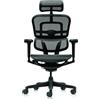 PROCOMFORT ERGOHUMAN Ultra Poltrona ergonomica su Ruote di Ultima Generazione con regolazioni avanzate per Il settaggio della Postura più Confortevole