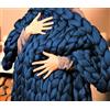 FASXZVM Coperta a Maglia Grossa, Super Spesso Accogliente Caldo Coperta In Ciniglia, Fatto a Mano Lana Coperta Lavorata a Maglia Copriletto, Moda Coperta per Divano Tappetino Yoga Tappeto Home Decor Regalo (