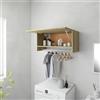 Gecheer Armadio Rovere Sonoma 70x32,5x35 cm in Legno Multistrato,Armadio Sospeso,Mobile Pensile da Bagno,Mobile per Lavatrice,Armadietto da Parete per Il Cucina,Bagno o Zona Lavanderia,P808245