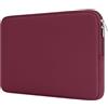RAINYEAR make life easier RAINYEAR Custodia morbida per laptop da 11-11,6 pollici compatibile con MacBook Air da 11,6 pollici, MacBook Neo da 13 pollici, notebook ultrabook tablet e Chromebook da 11 pollici, Rosso