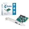 Donkey pc Scheda di espansione PCI Express con 1 porta USB 3.1 Type A + 1 porta USB 3.1 di tipo C. Adattatore pci Express a USB e tipo USB C. Plug & Play + Hot Swap, trasferimento 10 Gbps.