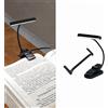 Lampada da lettura portatile per la cura degli occhi con supporto per