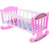 Milisten Shaker per bambole letto basso per giocattoli per giocattoli bed toys culla Bambola lettino per bambole letto della casa delle bambole plastica