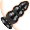 BDSMAGE Plug anale gigante, Dildo Anal Plug Sex toys Plug per Donne Uomo, Plug Anale-dilatatore Plug Anali Sexytoysys Butt Plug Giocattoli (Nero)