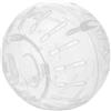 SWEETBIUTI Palla da Esercizio di Criceto, Palla di Criceto Bianca Trasparente, Palla da Canotta da 4x4 Pollici, Pallina di Criceto di plastica ventilata, Giocattolo di Criceto Lavabile Staccabile