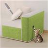 ZXLVCU Tappetino Tiragraffi per Gatti, Proteggi Divano Gatti Autoadesivo, Tagliabile, per Muro, Porta, Divano, Pavimento (Green,30x30cm)
