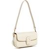 MARC JACOBS The Clover Shoulder Bag, Borsa Donna, Marrone, 1x1x1