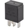 HELLA Relè, Corrente di lavoro - 12V - 4a... poli - Schema elettrico: S2 - Spina: C - Contatto di chiusura - Colore: nero - senza supporto - 4RA 933 766-111