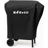 BAKAJI Copertura Impermeabile Barbecue 3-4 Fuochi Protezione Cover Custodia Resistente