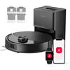 roborock Q10 S5+ Set Robot Aspirapolvere con Stazione, 10.000Pa, Panno Sollevabile, Pulizia VibraRise 2.0(3000 volte/min), Anti-groviglio, Evitamento degli Ostacoli, Strategie dei Tappeti, APP, Nero