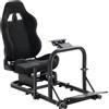 Hottoby Gaming Simulator Cockpit Con Supporto Per Volante E Sedile Nero Per G920