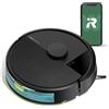 Roomba 105 Robot Aspirapolvere 120 Watt, autonomia 75 minuti, sensori ostacoli, anti-ingarbugliamento, funzione Wet e Dry - Nero