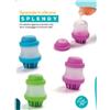 Leopet spazzola in silicone con dispenser splendy 8x11 cm