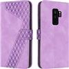 OKZone Cover per Samsung Galaxy S9 Plus, Custodia in Pelle Samsung S9 Plus, Antiurto Cover a Libro Galaxy S9 Plus Magnetica Portafoglio Folio PU Pelle Flip Caso con Wallet Case Cover (Porpora)
